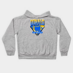 Vintage Los Angeles Football Donald Kids Hoodie